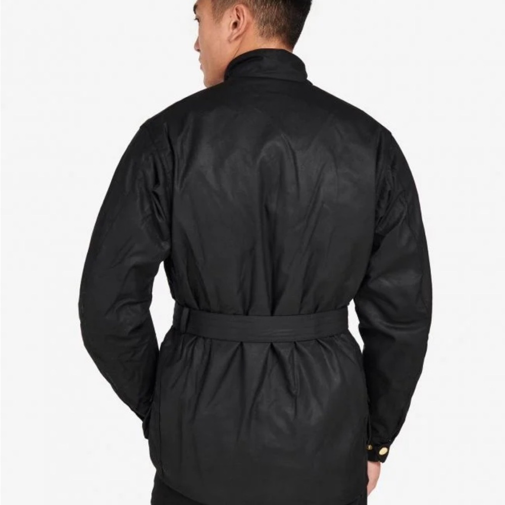 Barbour International Original Waxed Cotton Jacket M - Picture 6 of 15